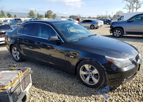 2006 BMW 530 I z USA, uszkodzony, nr VIN WBANE73566CM40896